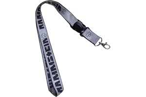Rammstein Classic Key Chain Lanyard, Grey, One Size