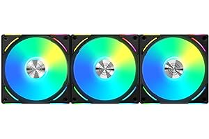 LIAN-LI LIAN LI UNI Fan AL V2 Lot de 3 ventilateurs de boîtier ARGB avec contrôleur Noir 120 mm