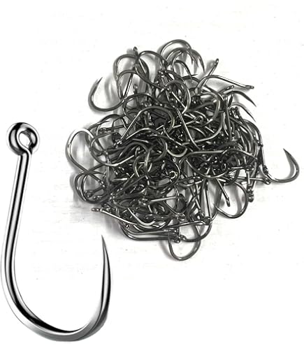 Lot De 600 Hameçons En Acier Carbone - 10 Tailles (4# à 13#) - Avec Boîte De Rangement