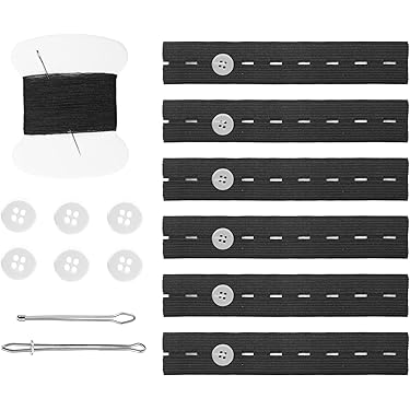 Fasce Elastiche Con Clip - 50 Pezzi Nero - Regolabili, Forti E Comode Per Fai Da Te E Casa - Foto 9