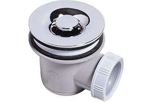 Wirquin 34060007 Bonde de douche Tourbillon pour receveurs ø60, chromé