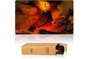 Paramint No Man Can Kill Me (Stitched) - MTG Playmat by Anato Finnstark, LOTR Lord of the Rings - Compatible with Magic the Gathering Playmat - Play MTG, YuGiOh, TCG - Original Play Mat Art Designs