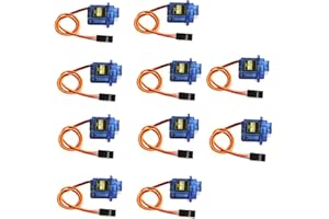 OurLeeme SG90 Micro Servo Motor, 10pcs SG90 9g Mini Elicottero Micro Servo Airplane Servo Micro Servo per RC Helicopter Airplane Veicolo per Auto Modelli di Barca