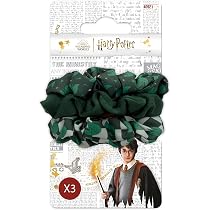 Harry Potter Haargummi-Set (6 Stück) – Slytherin Haus-Farben – Offizielles Hogwarts Frisierzubehör