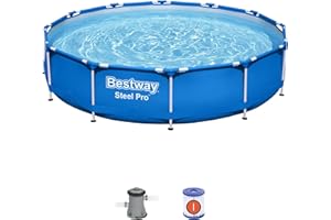 Bestway - Piscina elevada Bestway Steel Pro - Medidas 366 x 76 cm - Modelo n. 56681-2