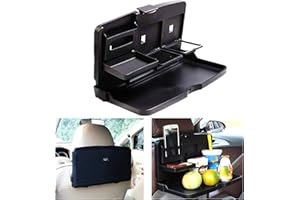 bangminda Table de Voiture avec Porte-gobelet pour Siège Arrière de Voiture Organisateur de Voiture pour Téléphone Boissons Repas Voiture Table de Voiture pour Siège Table Repas de Voiture pour Enfant