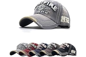 TRABIG Casquette Homme Style Rétro Respirant, Casquette Baseball Homme Vintage pour Unisexe Pur Coton, Chapeau Ete Baseball Ajustable - Circonférence de la tête 56-60cm