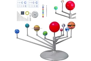 ISO TRADE Astronomische Modell Sonnensystem Mit 9 Solar Planets Planeten Sets für Kinder 9435