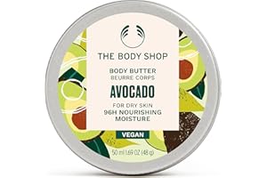 The Body Shop - Avocado Body Butter/Manteca Corporal, Tamaño Viaje, 50ml Vegano