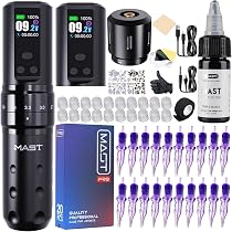 Mast Fold2 Pro Tattoo Machine Kit Wireless Gun Machine Pen 2