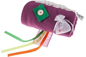 Hapti Muff brombeer - Geschenk für Demenzkranke und Alzheimer-Patienten - Beschäftigung und Aktivierung