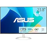 ASUS VZ24EHF-W Monitor Gaming Eye Care 24” pollici (23,8) Full HD (1920x1080), IPS senza cornice, 100 Hz, Adaptative-Sync, Te