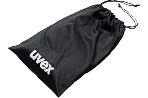 Uvex Woreczek z mikrofibry - woreczek ochronny Gogle z zausznikami - Okulary ochronne - Okulary rowerowe i narciarskie