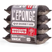 Éponges En Bambou Lavables Lot De 6 - Absorbantes Et écologiques