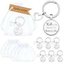 144-teiliges Dankeschön-Geschenkset – Mit Schlüsselanhängern, Karten, Organzabeuteln, Für Kollegen, Lehrer