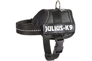 JULIUS K-9 Julius-K9 szelki dla psa, 3XS / Baby 1, czarny