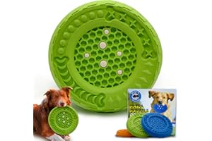 AHYDFSR Jouet à Mâcher Indestructible pour Chien en Caoutchouc - Résistant, Nettoyage des Dents, Interactif, Multifonctionnel - Vert