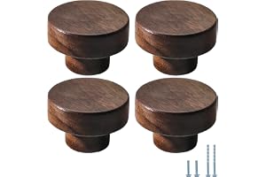 Evionlin 8-pack L 40 mm minimalistisk och avancerad kinesisk stil skåpdörrhandtag skåp låda drag ett hål garderobsknoppar trädörr valnöt trä