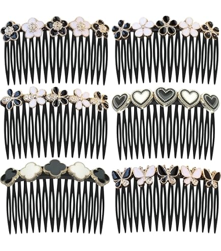 Pettini per Capelli, 3Pcs Pettine per Capelli in Plastica, Pettine per