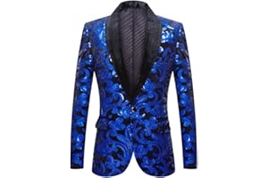 PYJTRL - Giacca da Uomo con Paillettes Lucide