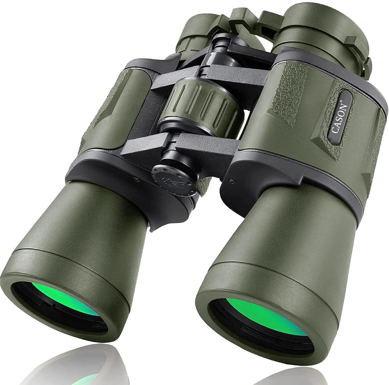 Cason -Binoculars for Long Distance 10 x 50 Binocular for Adults | Wide Eye Peice | FMC Green Coating | BAK 4 Glass | Binoculars for Bird Watching,Wildlife,Safari (Green)