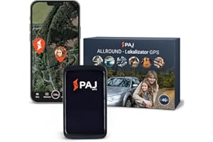 ‎PAJ GPS PAJ ALLROUND Finder 4G, Lokalizator GPS do Samochodów, Motocykli, Dzieci, Seniorów i Osób z Demencją - Wiadomości Głosowe - Śledzenie w Czasie Rzeczywistym z SOS - Do 40 Dni Baterii
