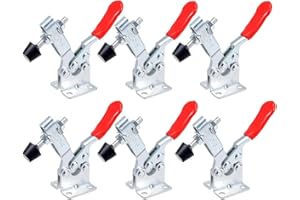 Lostwry 201B - Tensores de palanca de sujeción rápida para herramientas manuales (90 kg, capacidad de 90 kg, no se desliza, horizontal), para funcionamiento de máquina