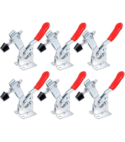 Morsetti A Sgancio Rapido - 5 Pezzi Per Lavorazione Professionale | Toggle Clamp Orizzontale - Foto 6