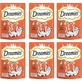 Dreamies Kuru Kedi &Ouml;d&uuml;l Maması, Tavuklu, (6 x 60 G)