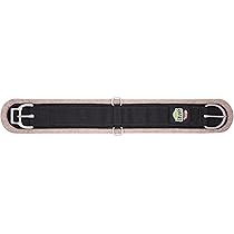Weaver Leather Smart Cinch Sangle Droite et doublée en Feutre, 24 cm, Noir