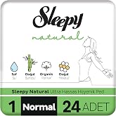 Sleepy Natural Ultra Hassas Hijyenik Ped Normal 24 Adet Ped