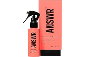 ANSWR Keratin Hair Treatment – At-home Salon Quality Keratin Smoothing Treatment for all Hair Types – Anti Frizz Hair Product – 100% Vegan – 100ml spray bottle for hair