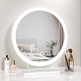 Heilmetz Vanity Mirror with LED Lights, Hollywood Vanity Mirrors Lighted Makeup Mirror with 3 Light Modes,Touch Control, Plug