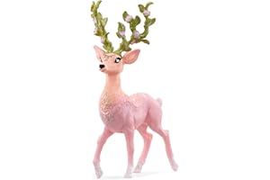 Schleich BAYALA | Cerf Magique 70793 | Figurine fidèle aux détails avec Joli Visage Peint | idée Cadeau pour Filles et garçons | déco de Noël ou Anniversaire | dès 5 Ans | 9 x 6 x 14 cm