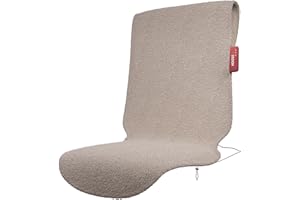 ‎STOOV STOOV Big Hug XL³ - Sitzheizung - Drahtlos - Infrarot-Wärmetechnik - Plus Batterie mit bis zu 5 Stunden drahtlose Wärme - 47x135 cm - Woolly Soft Beige