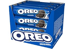 OREO Original, krispig kakao dubbla kakor fyllda med krämfyllning, 16 x 154 g )