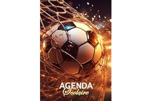 Agenda Scolaire 2025-2026: Football | 1 Jour Par Page | Organisateur et Planificateur Journalier pour Étudiants Collège, Lycée | Spécial fans de foot
