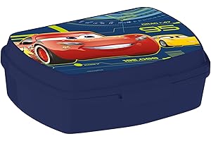 ALMACENESADAN, 0415, Sandwich Rettangolare Multicolore Disney Cars 3, 15 x 10 x 5,5 cm
