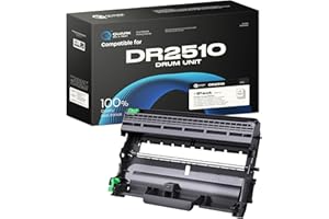 Quark DR2510 Tambour Compatible avec Brother DR-2510 pour Brother HL-L2400DWE HL-L2400DW HLL2445DW DCP-L2620DW DCP-L2627DW DCPL2660DW MFC-L2835DW MFC-L2827DW MFC-L2800DW MFC-L2800DW