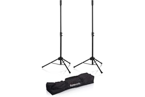 Gator Frameworks Leichtes und kompaktes Mini-Lautsprecherstativ-Set von Gator Frameworks mit Nylon-Tragetasche (GFWSPK0250SET)