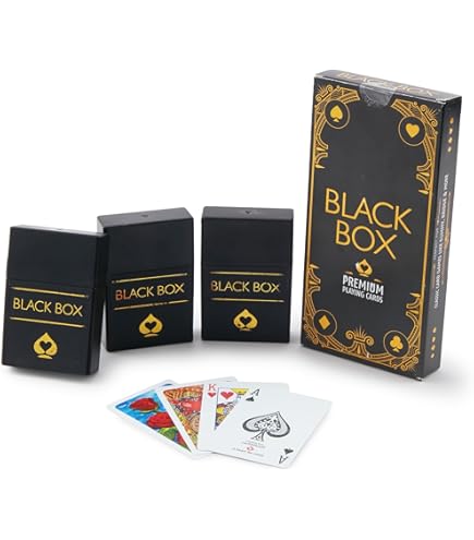 Blvck Paris Playing Cards Bundle, 2 Packs of Cards, 4 Stainless