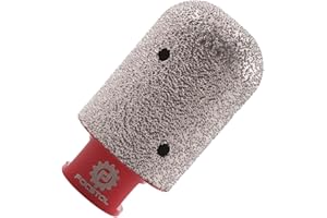FOCSTOL Broca Fresado Diamante 35mm - Broca de Dedo Diamante para Agrandar Esmerilado y dar Forma Orificios Existentes en Azulejos Porcelana Cerámica Mármol Granito de Piedra M14 Rosca