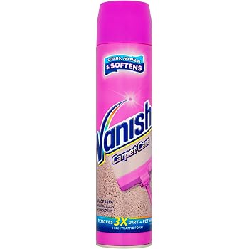 Vanish Teppich Cleaner High Traffic Schaum 600 Ml 3 Stuck