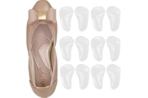 THEARCHES 6 Paires de Voute Plantaire Semelle Orthopédique, Silicone Gel Arch Support Pads Semelles pour Fasciite Plantaire, Pieds Plats, Coussinets Adhésifs pour Soulager la Pression et Les Douleurs au Pied