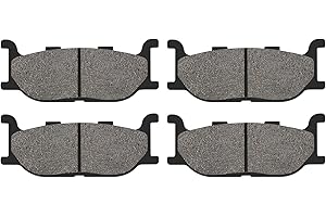 AHL 2 Paar Vorderer Bremsbeläge kit für yamaha XVS 1100 V-Star Custom/Classic/Silverado 1999-2009/ XJ 600 S Diversion 1998-2003 / XJ 600 N 1998-2003 / XVS 1100 Drag Star 1999-2004