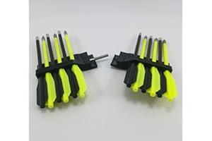 3D CABIN Picatinny, supporto per bulloni, a balestra, nero (12 doppi)