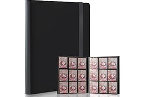 PESLNG Album na Karty Kolekcjonerskie, 540 Kieszeni - 30 Stron, Wodoszczelny, Idealny dla Kolekcjonerów