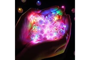AUAUY Okrągłych Balonów Led, 120 sztuk Mini Lampek Led Do Balonów, Światło Na Imprezę Na Wesele, Urodziny, Wesele, Halloween, Karnawał, Boże Narodzenie, Dekoracja Stołu, Kolorowy