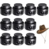 10 Stück Kordelstopper Band Klemme,Federschnurschlösser, Doppellöcher Kordelenden,Verschluss,Knebelstopper, Schieber für Stop