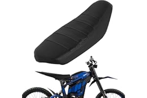 Runfarr Dirt Bike Seat Cover, Soft PVC Leather Motorcycle Seat Cover Anti-Slip Pad Seat Cover for Talariasting Talaria Sting MX3/MX4/MX5 Electric Bike-Black